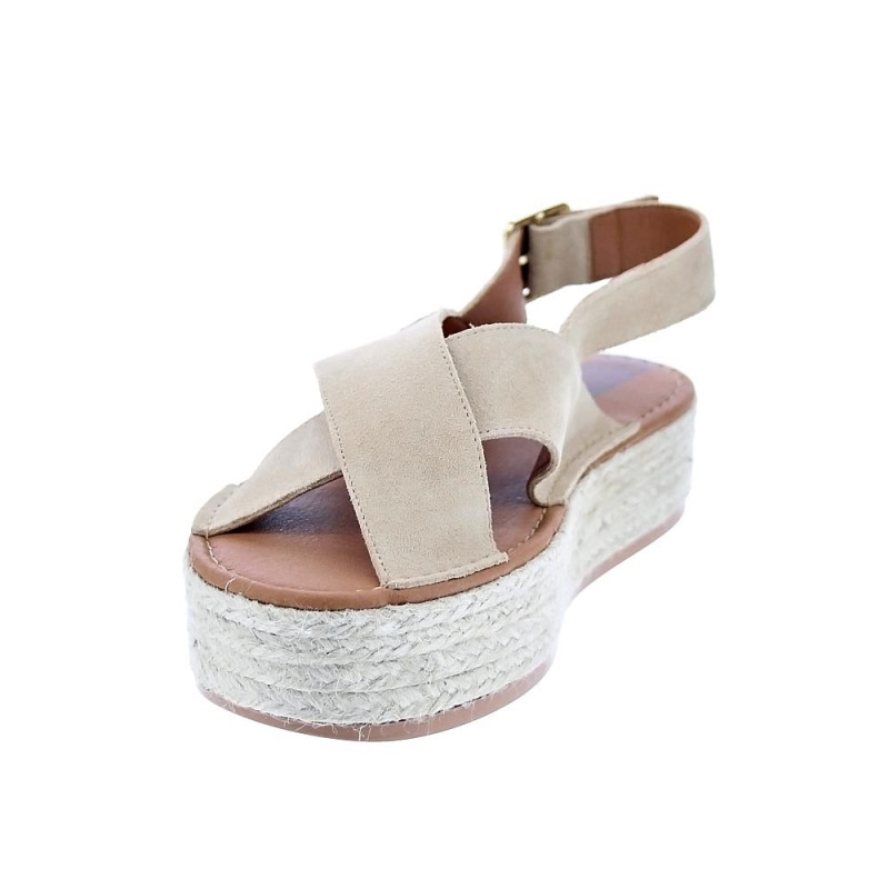 Sandalias Popa zapatos Mujer modelo Gamarro Beige 