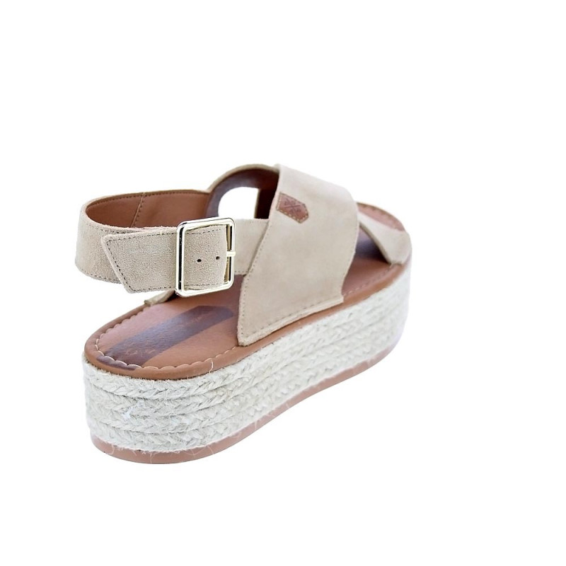 Sandalias Popa zapatos Mujer modelo Gamarro Beige 