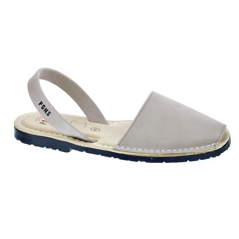 Abarcas menorquinas Avarca Pons zapatos Hombre modelo 5048F Beige 