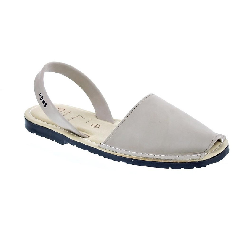 Abarcas menorquinas Avarca Pons zapatos Hombre modelo 5048F Beige 