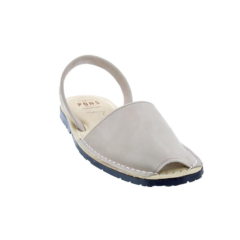 Abarcas menorquinas Avarca Pons zapatos Hombre modelo 5048F Beige 