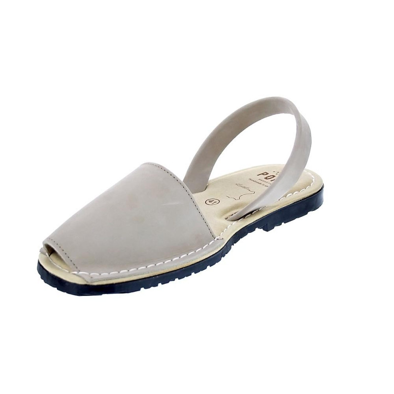 Abarcas menorquinas Avarca Pons zapatos Hombre modelo 5048F Beige 