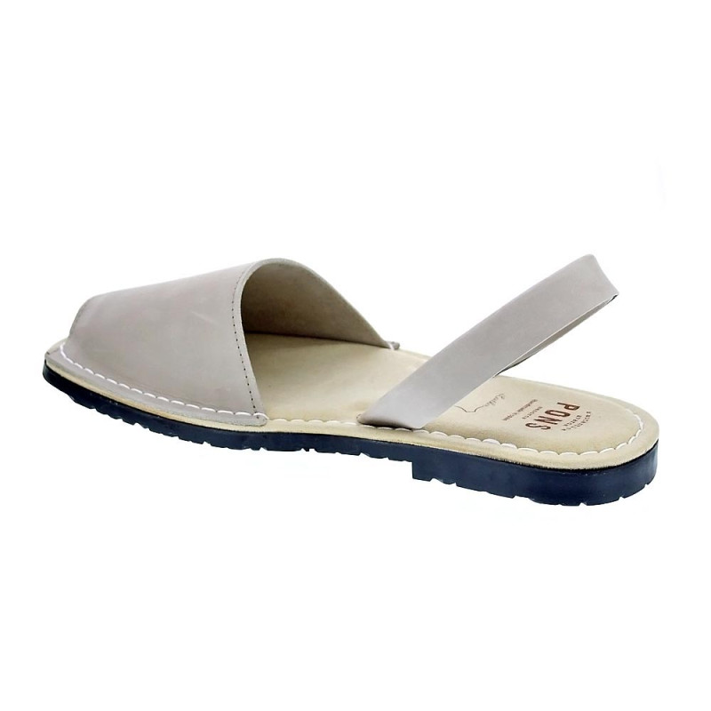 Abarcas menorquinas Avarca Pons zapatos Hombre modelo 5048F Beige 