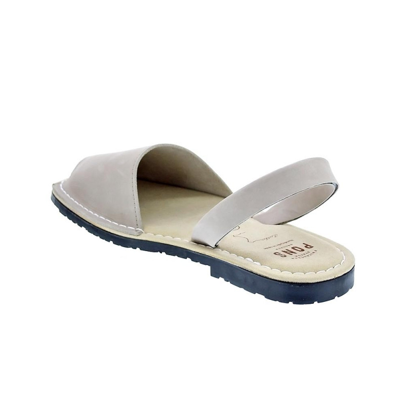 Abarcas menorquinas Avarca Pons zapatos Hombre modelo 5048F Beige 