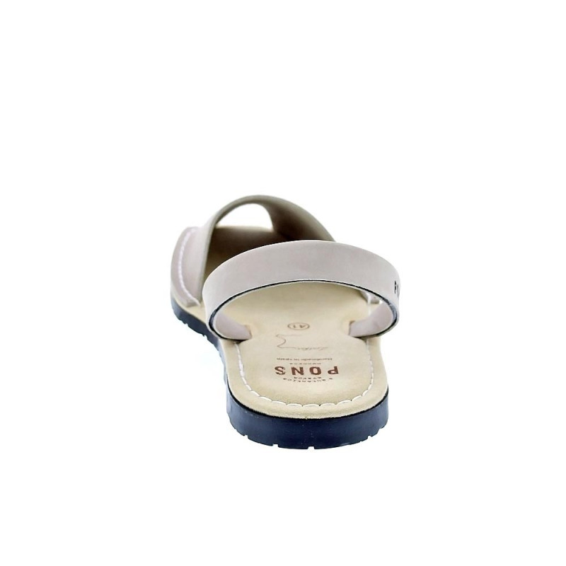 Abarcas menorquinas Avarca Pons zapatos Hombre modelo 5048F Beige 