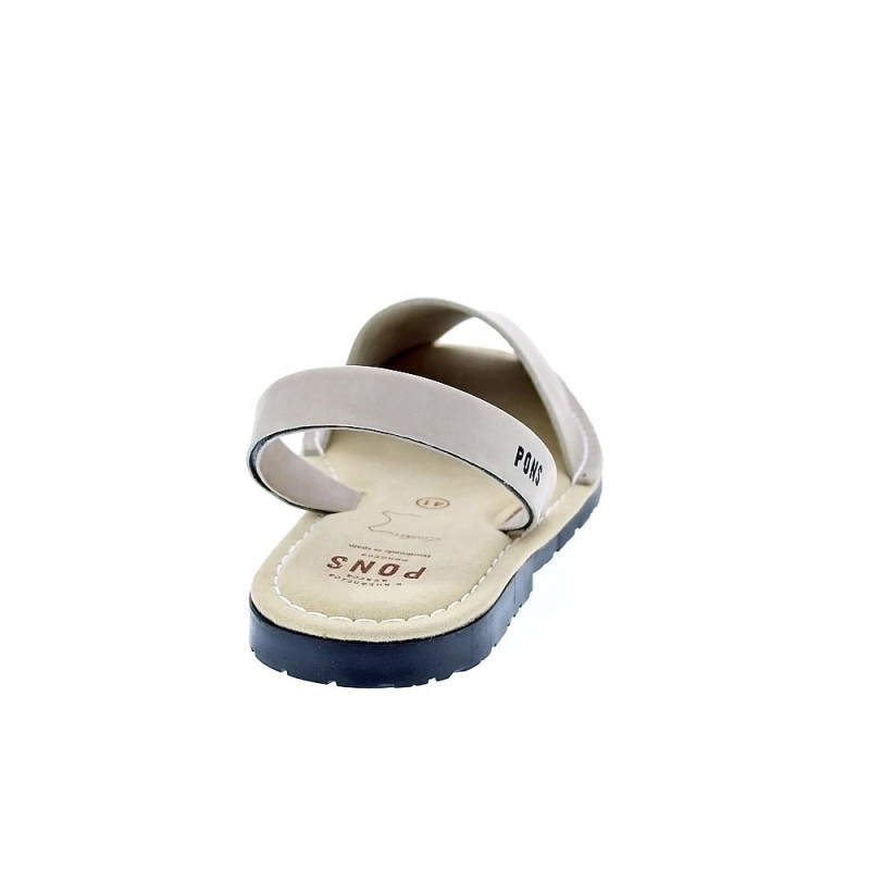 Abarcas menorquinas Avarca Pons zapatos Hombre modelo 5048F Beige 