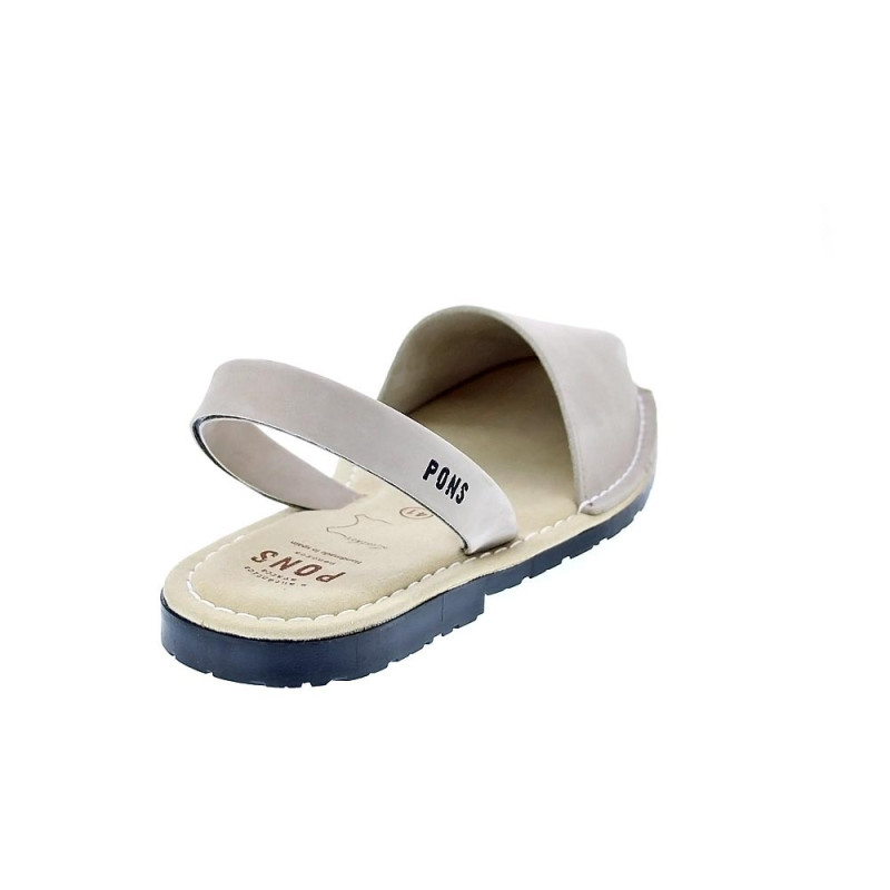 Abarcas menorquinas Avarca Pons zapatos Hombre modelo 5048F Beige 