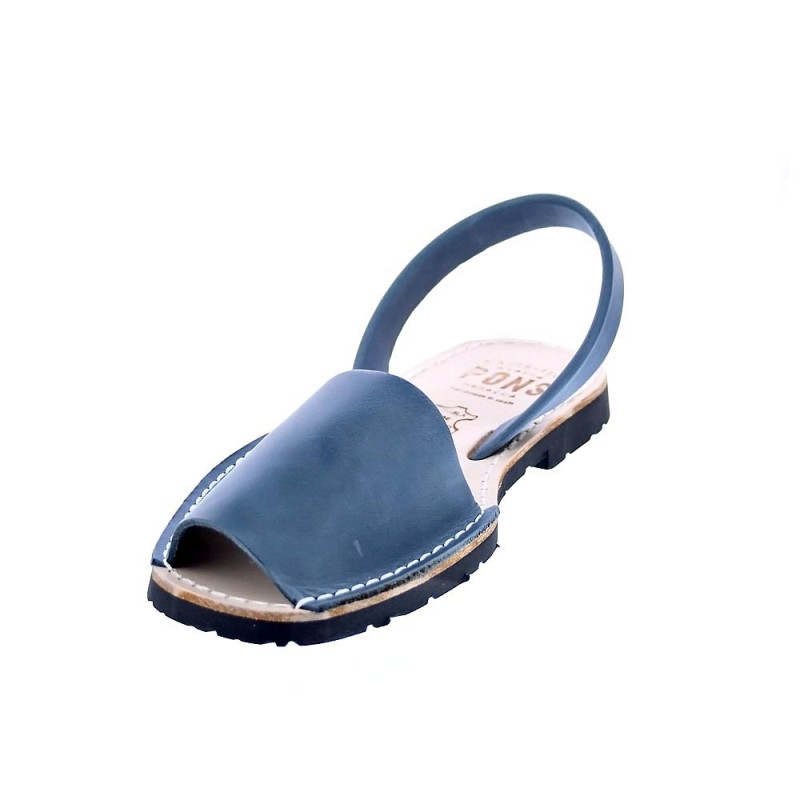 Abarcas menorquinas Avarca Pons zapatos Mujer modelo 510 Azul 