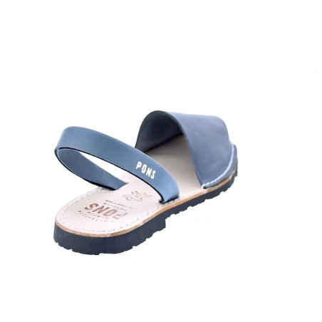 Abarcas menorquinas Avarca Pons zapatos Mujer modelo 510 Azul 