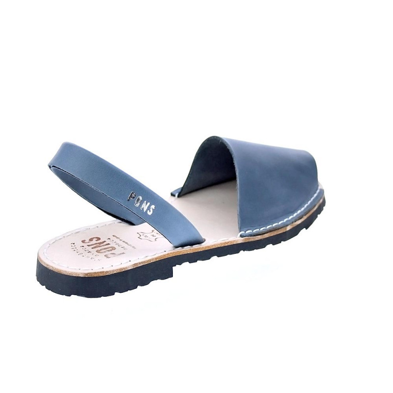 Abarcas menorquinas Avarca Pons zapatos Mujer modelo 510 Azul 