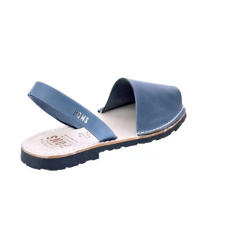 Abarcas menorquinas Avarca Pons zapatos Mujer modelo 510 Azul 