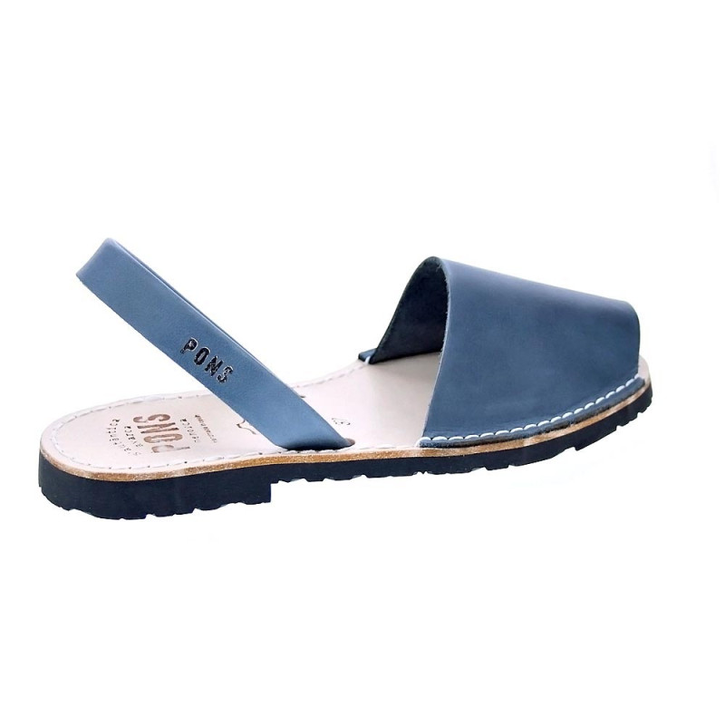 Abarcas menorquinas Avarca Pons zapatos Mujer modelo 510 Azul 