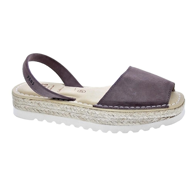 Abarcas menorquinas Avarca Pons zapatos Mujer modelo 116F Marrón 