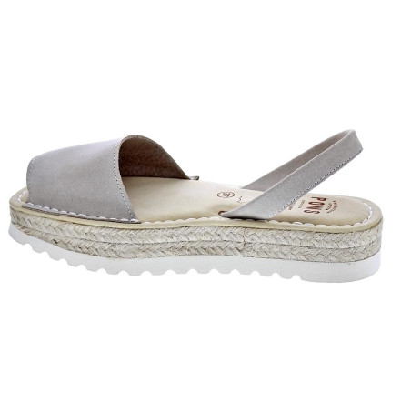 Abarcas menorquinas Avarca Pons zapatos Mujer modelo 116F Plataforma Beige 