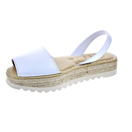 Abarcas menorquinas Avarca Pons zapatos Mujer modelo 116F Blanco 