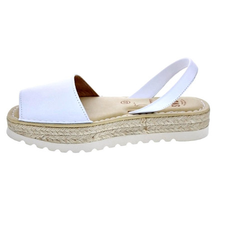 Abarcas menorquinas Avarca Pons zapatos Mujer modelo 116F Blanco 