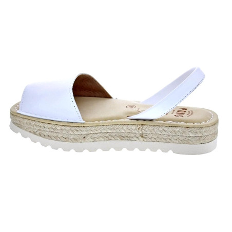 Abarcas menorquinas Avarca Pons zapatos Mujer modelo 116F Blanco 