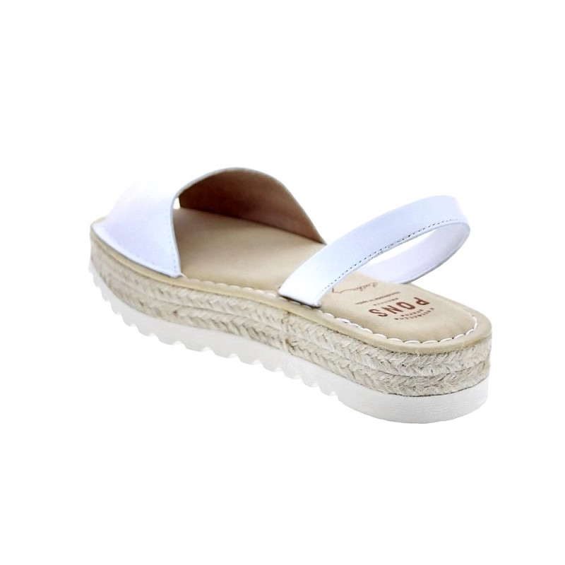 Abarcas menorquinas Avarca Pons zapatos Mujer modelo 116F Blanco 