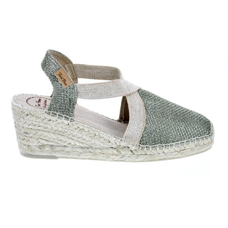 Alpargatas Toni Pons zapatos Mujer modelo Triton cuña Verde 