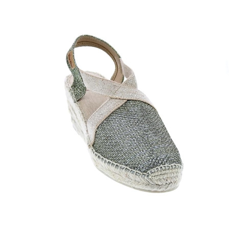 Alpargatas Toni Pons zapatos Mujer modelo Triton cuña Verde 