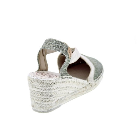 Alpargatas Toni Pons zapatos Mujer modelo Triton cuña Verde 