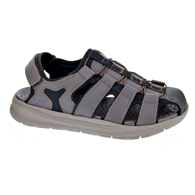 Sandalias Skechers zapatos Hombre modelo Relone Marrón 