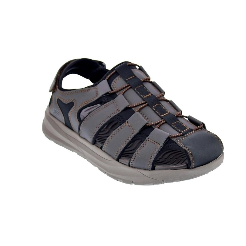 Sandalias Skechers zapatos Hombre modelo Relone Marrón 