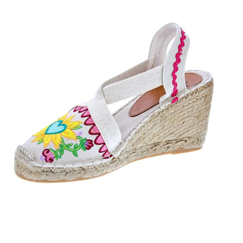 Alpargatas Toni Pons zapatos Mujer modelo Gardenia Multicolor 
