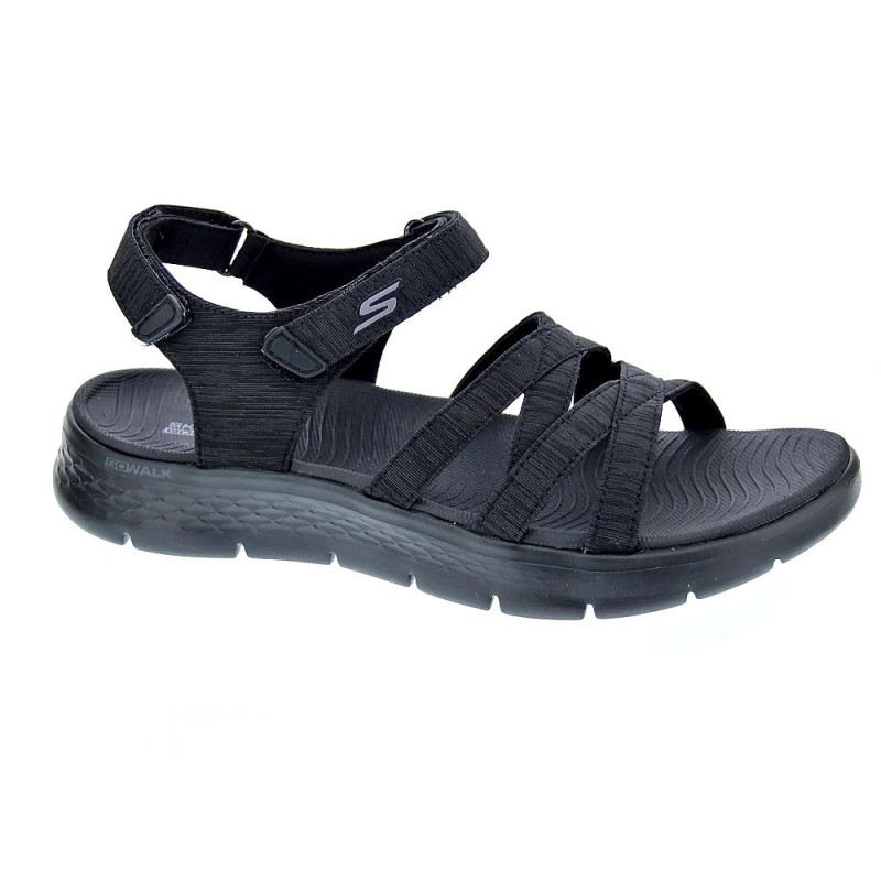 Sandalias Skechers zapatos Mujer modelo Go Walk Negro 