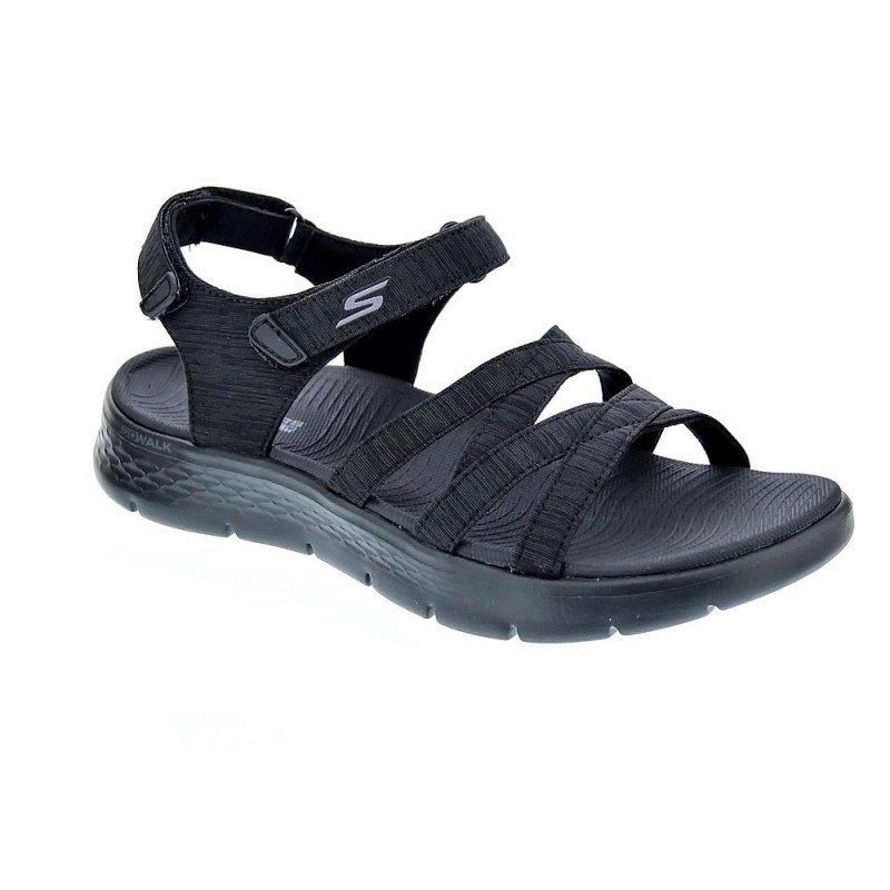 Sandalias Skechers zapatos Mujer modelo Go Walk Negro 