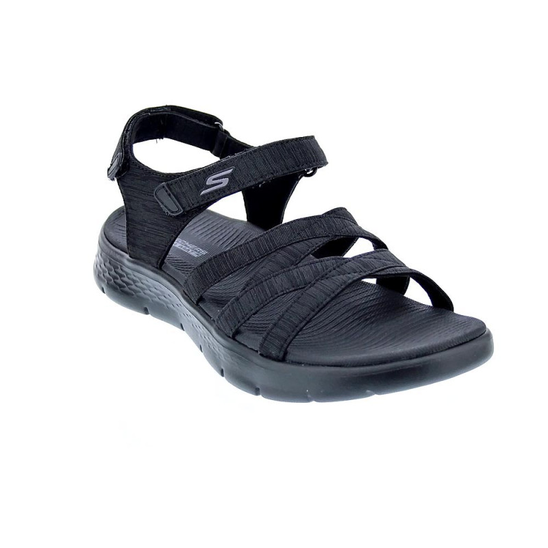 Sandalias Skechers zapatos Mujer modelo Go Walk Negro 