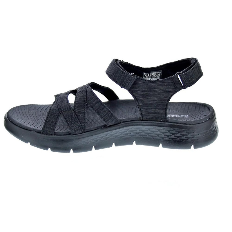 Sandalias Skechers zapatos Mujer modelo Go Walk Negro 