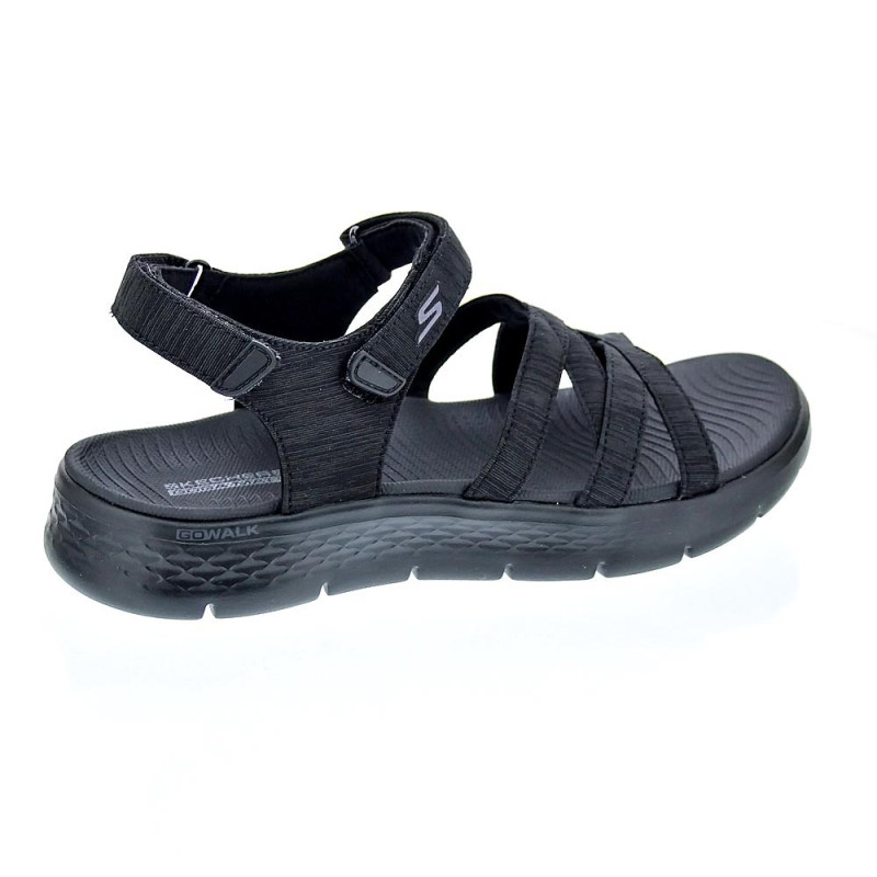 Sandalias Skechers zapatos Mujer modelo Go Walk Negro 