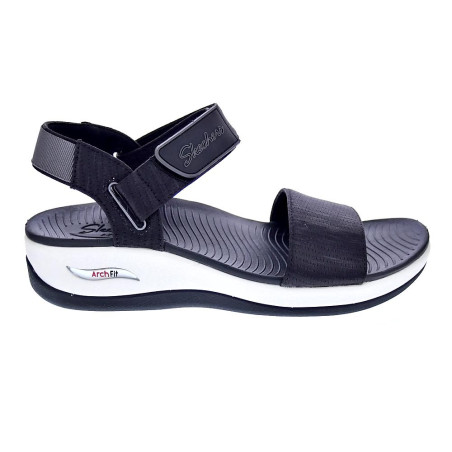 Sandalias Skechers zapatos Mujer modelo Arch Fit Negro 