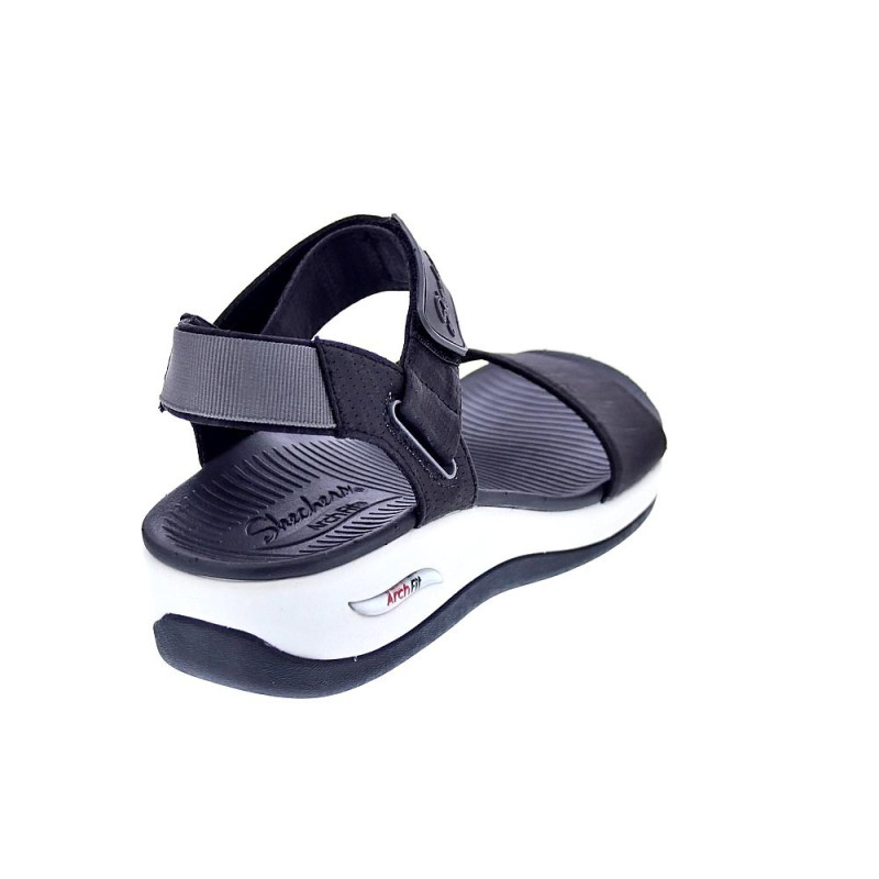 Sandalias Skechers zapatos Mujer modelo Arch Fit Negro 