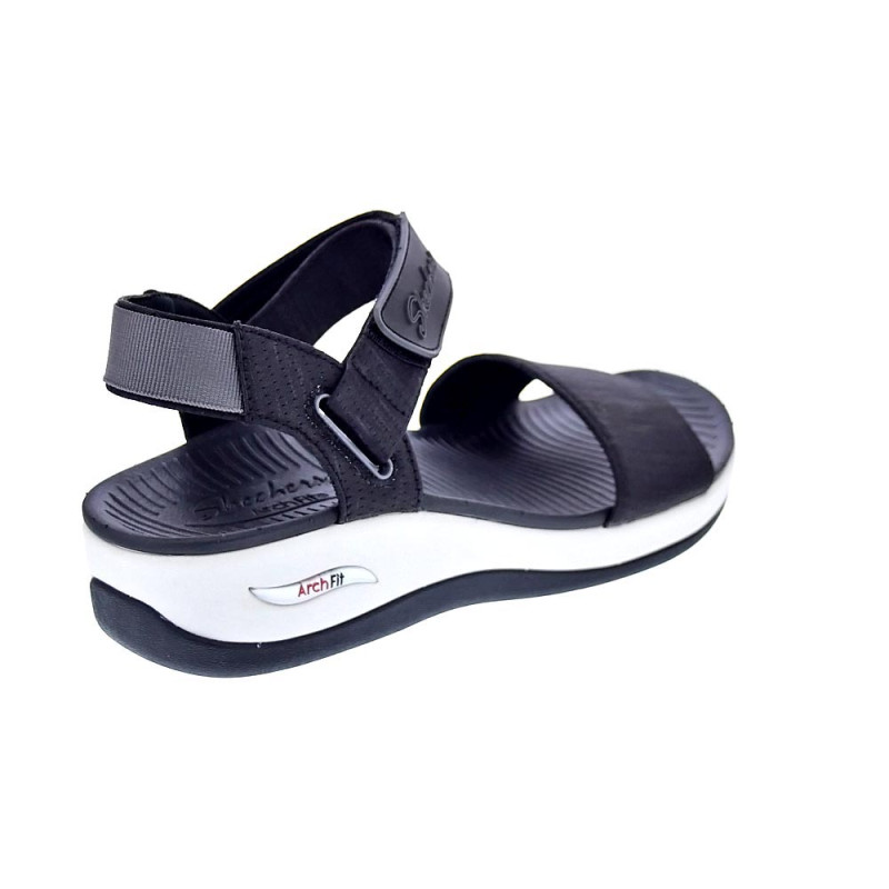 Sandalias Skechers zapatos Mujer modelo Arch Fit Negro 