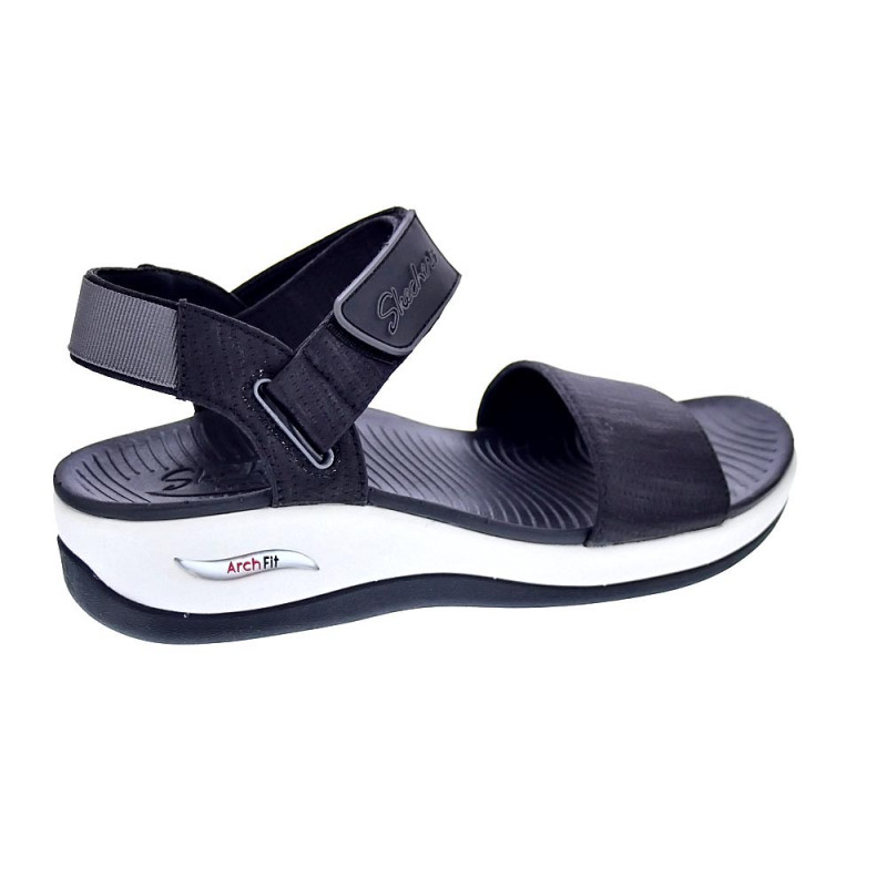 Sandalias Skechers zapatos Mujer modelo Arch Fit Negro 