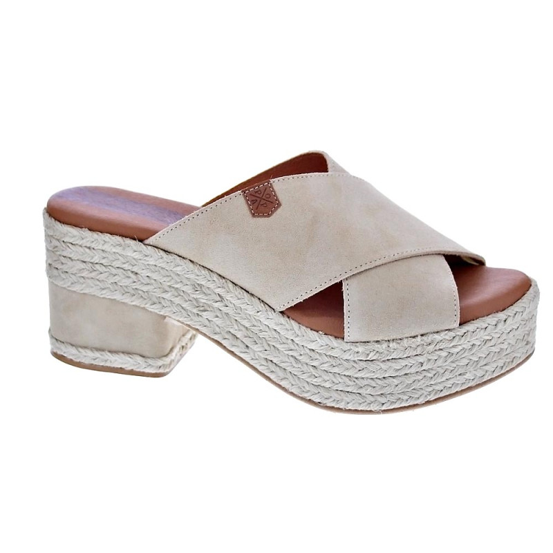 Sandalias Popa zapatos Mujer modelo Nilo Beige 
