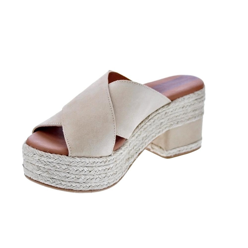 Sandalias Popa zapatos Mujer modelo Nilo Beige 