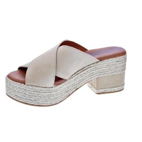 Sandalias Popa zapatos Mujer modelo Nilo Beige 