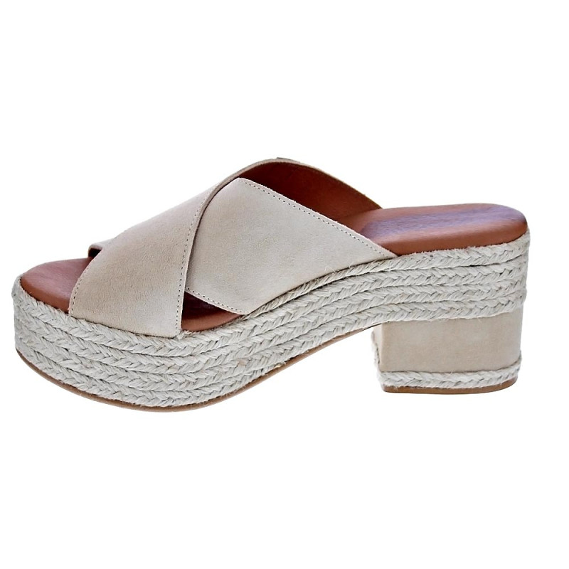 Sandalias Popa zapatos Mujer modelo Nilo Beige 