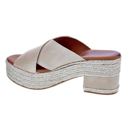 Sandalias Popa zapatos Mujer modelo Nilo Beige 