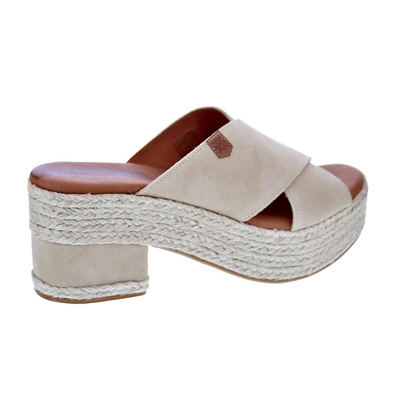 Sandalias Popa zapatos Mujer modelo Nilo Beige 