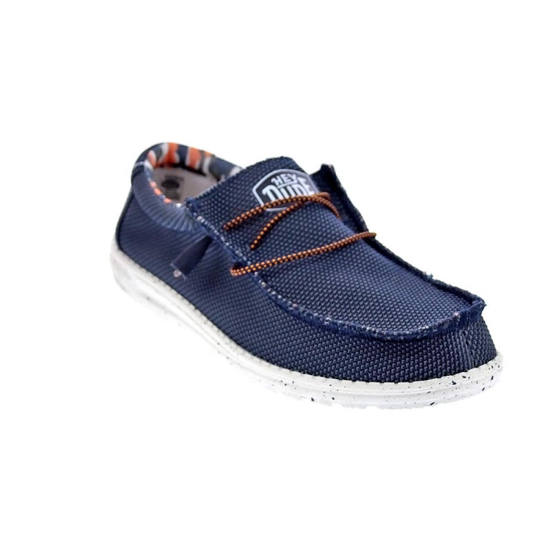 Mocasines Hey Dude zapatos Hombre modelo Wally Sox Azul 