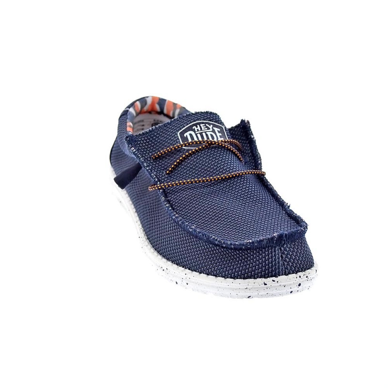 Mocasines Hey Dude zapatos Hombre modelo Wally Sox Azul 