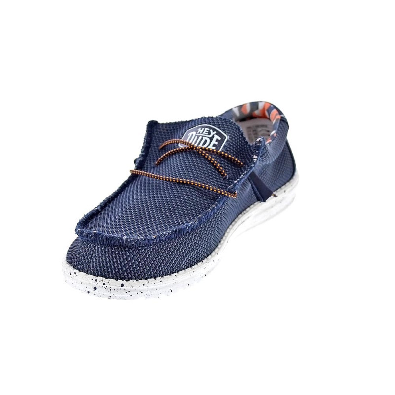 Mocasines Hey Dude zapatos Hombre modelo Wally Sox Azul 