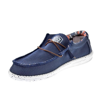 Mocasines Hey Dude zapatos Hombre modelo Wally Sox Azul 