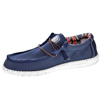 Mocasines Hey Dude zapatos Hombre modelo Wally Sox Azul 