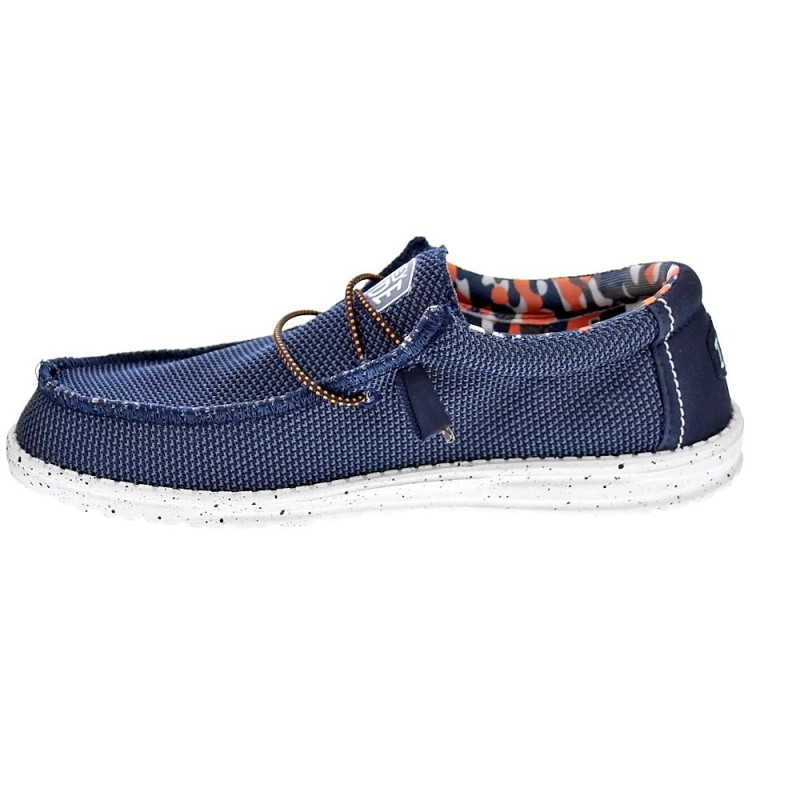 Mocasines Hey Dude zapatos Hombre modelo Wally Sox Azul 