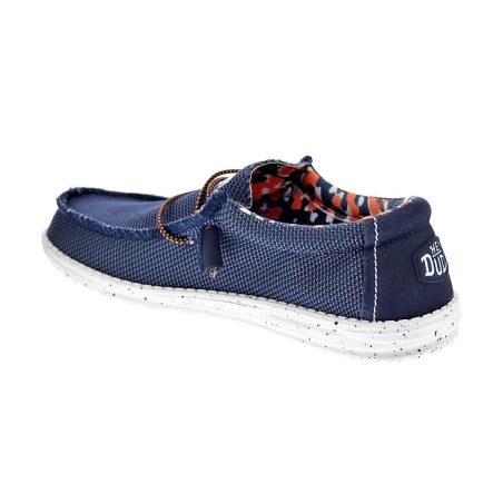 Mocasines Hey Dude zapatos Hombre modelo Wally Sox Azul 